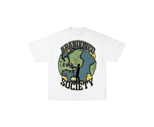 White Globe Tee